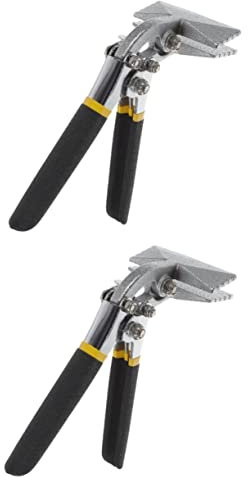 ZXZUCVE 2pcs Sheet 3 Manual Seamer Seaming Pliers Steel Hand Seamers Bill Pliers Tool Flat Bar Bender Form Edge Seamer Standing Seam Hand Tools Metal Bending Pliers Manual Metal Bender Abs