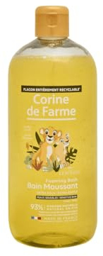 Corine de Farme Disney skumbad, Lejonkungen - duschgel vanilj för barn från 3 år - Formulation Clean Beauty, 100% fransk tillverkning - 500 ml