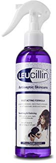 Leucillin Natural Antiseptic Spray - Antibacterial Antifungal Antiviral for Dogs Cats All Animals Itchy Skin Minor Wound Care and Skin Health | 250ml