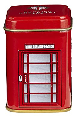 New English Teas Telephone Box Loose Tea Mini Tin 25 g (Pack of 6)