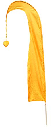 Bali-Fahne, Polyester, hellorange, 120 cm