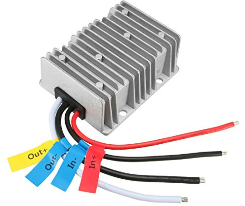 Uxcell New BIG-Size Voltage Converter Regulator DC 24V to DC 12V 40A 480W Buck Transformer Waterproof