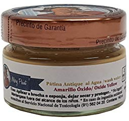 Mary Paint | Patinas Antique acabados muebles 140ml al agua (Amarillo Oxido)