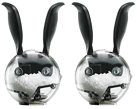 ZJHCC Salt and Pepper Grinder Set, Manual, Creative Rabbit Design, Multi-Functional Spice Bottle,2 Pieces