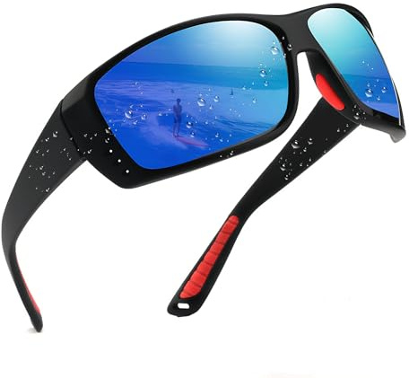 JIANGTUN Floating Polarized Fishing Sunglasses for Men Women, Sailing Boating Gifts Beach Cool Style Glasses