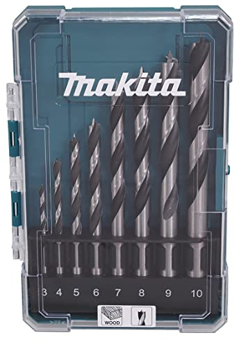 Makita D-77257 - Juego de brocas de madera (8 piezas)