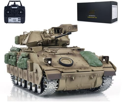 TOUCAN RC HOBBY TD 1/16 Militär RC Panzer M2A2 Bradley Metal Tracks Funksteuerung Kampffahrzeuge