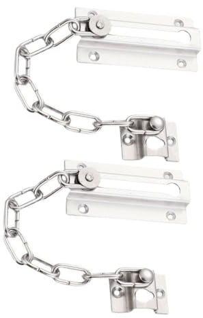 KONTONTY Loquet À De Porte Serrure De Porte Intérieure Serrure À Chaîne Installation Facile Design Moderne