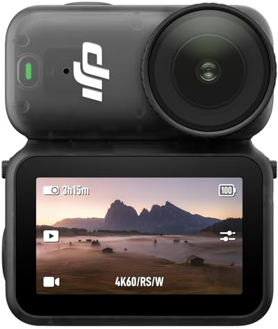 DJI Pack estándar Osmo Nano (128 GB) - Pequeña cámara para vlogging 4K con un Sensor de 1/1.3 Pulgadas, vídeo con Campo de visión Amplio de 143°, cámara magnética POV para Deportes y vlogging