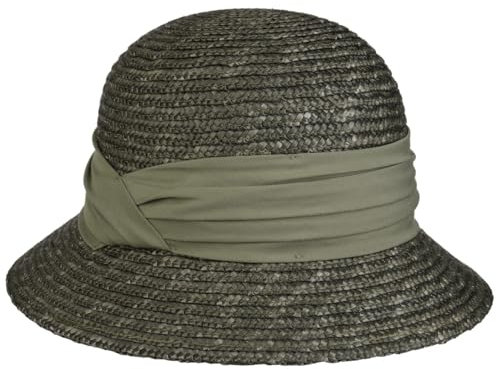Seeberger Minalea Strohhut Glockenhut Sonnenhut Sommerhut Damenhut Damen - Frühling-Sommer Sommer - One Size Oliv