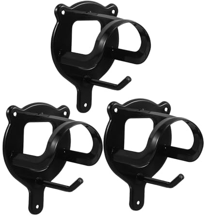 Beaupretty 3pcs Metal Horse Bridle Hooks Wall Mount for Stable Tack Storage, Sturdy Halter Hanger Rack for Barn Organization and Equestrian Equipment