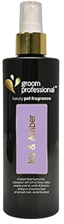 GROOM PROFESSIONAL Exclusive Iris & Amber Haustier-Parfüm, Exzellenz in Sachen Haustierpflege, luxuriös duftendes Hundeparfüm, ideal für die Anwendung zwischen den Waschgängen, Made in The UK, 200ml