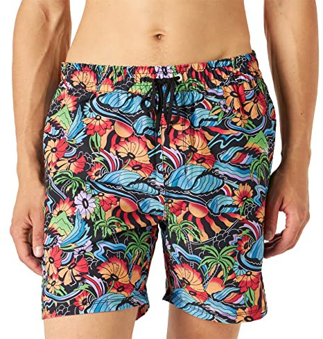 Hurley Herren Cannonball Volley 17' Board-Shorts, schwarz, L