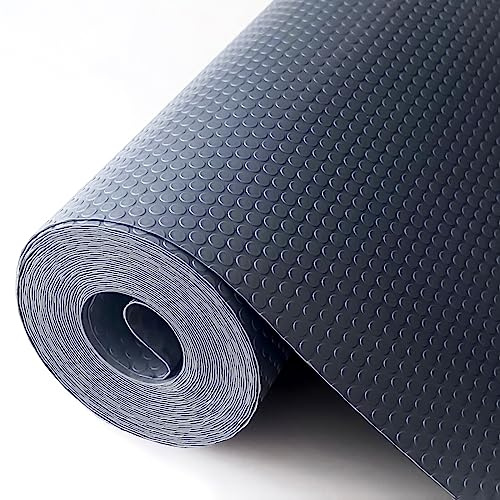 wohomuke Tappetini per Cassetti 40cmx6m rivestimento cassetti Non-adesivo pellicola protettiva per cassetti di cucina (Grigio Scuro,40cmx6m)