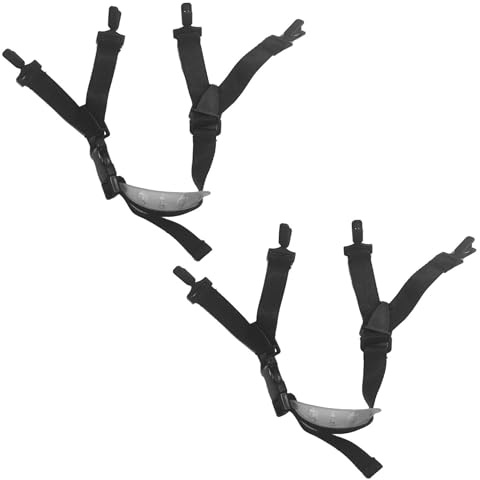 2Pcs Universal Hard Hat Chin Strap Safety Construction Elastic Strap Detachable Sling Safety Helmet Hat Chin Cord Replacement Hard Hat Strap for Construction Helmet