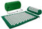 Akupressurmatte, Akupunktur matte, Akkupressmatte zur Linderung von Nacken und Rückenschmerzen, Acupressure Mat mit Muskelentspannung und Stressabbau, Shiatsu matte zur Ischiasentlastung, Grun Weiß