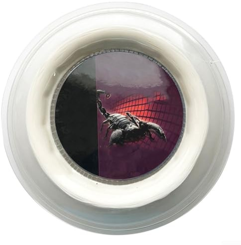 Zilimontt Badminton String,200M Reel,Nylon For Badminton String 200M,Lightweight And Accessories With 0.72mm Thickness(White)