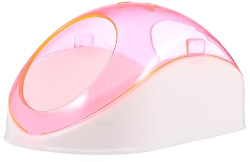 Hemobllo Kleines Haustier Sandbadehaus Mit Schaufel Haltbarer Kunststoffbehälter Halbtransparentes Design Tragbares Chinchilla Und Hamsterbad Stresslöser Für Kleintiere