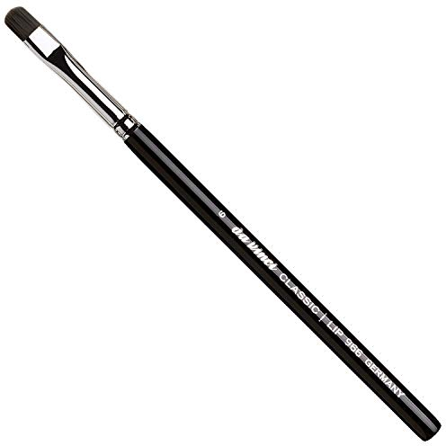 da Vinci 9666 Lippenpinsel, extrafeine Kunstfaser, 1er Pack (1 x 1 Stück)
