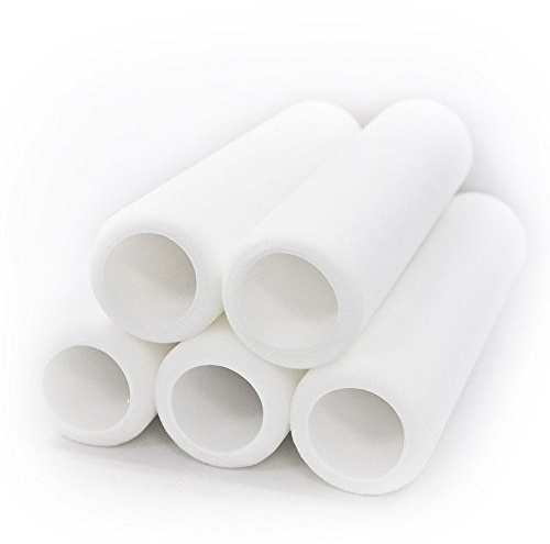 Timeless Roller Kit Foam Roll Replacement Five-Pack (5). Each Measures 9” Long; Easily Fits over the Timeless Roller. Resulting Varnish Application is Free from Lint; Resulting Work Has a Sprayed-Like