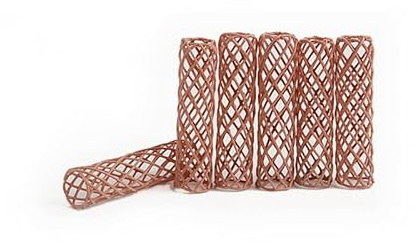 CHARLENE Hair Styling Tumbleweed Rollers - Flexible Hair Hair Mesh Roller Copper Wire Wrapped in Teflon for Even Heat and Air Distribution- Mesh Style for Easy Rolling, Use with Roller Picks