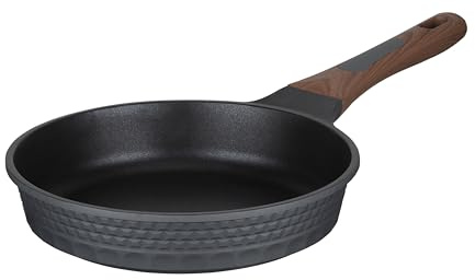 RESTO Bratpfanne 24cm, H = 5,5cm | PFLUON Antihaftbeschichtung | Pfanne Aluguss | ergonomischer Griff | Für alle Herdarten auch Induktion | PFOA frei