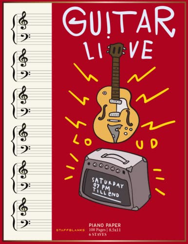Music Note Piano: Piano Music Book For Kids For Musicians, Composers, And Songwriters | A Grand Staff Music Staff Notebook