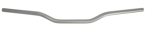 Manubrio Accossato Silver per Suzuki SV650, Piega Bassa, in alluminio, diametro 22 mm