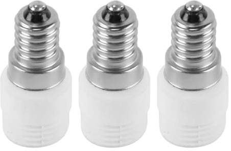 Laroal Adaptateur convertisseur de Douille de Lampe E14 vers G9, Lot de 3, pour Une efficacité énergétique optimale