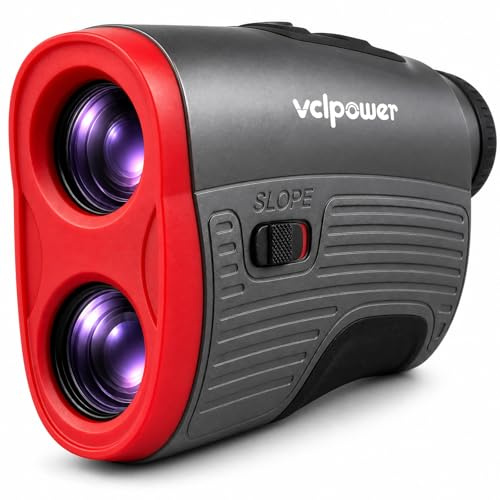 Télémètre de golf amélioré avec pente, télémètre laser de 1 200 m pour golf et chasse, grossissement 7x, vibration de verrouillage du drapeau, batterie rechargeable, bande magnétique, accessoires de