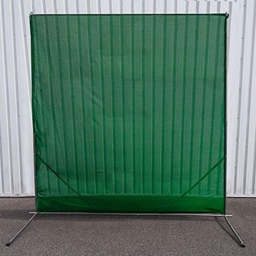 Nws Archery Back Stop Netting - 5 Closed Mesh Netting - Galvanised Steel Frame (10ft)