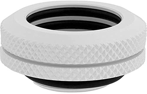 Connettori XF Hardline per tubi rigidi con diametro esterno di 14mm, pacco da quattro, bianco