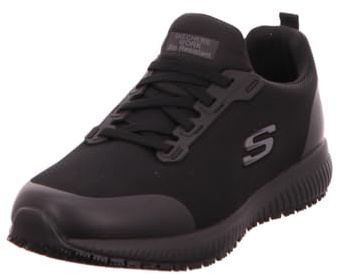 Skechers SQUAD SR MYTON, Zapatillas para Hombre, Black Textile/Synthetic, 44 EU
