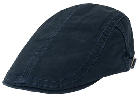 KeepSa Algodón Ajustable Boinas Hombre Gorras Plana Vintage Sombreros Verano Transpirable Gorras Planas Gorras Trucker 56-59CM