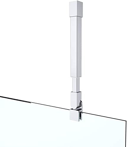 xiaoyige Support bar stabilizer for Shower Walls, Ceiling, Shower, Shower Enclosure, Stainless Steel, Round, Adjustment 500-850 mm, Glass thicknesses 6-10 mm GS34