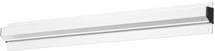 HENDI Hållare, med skruv- eller limfastsättning, fästlist, 455 mm, aluminium