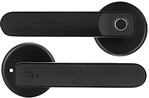 Serrure de porte intelligente avec port de chargement USB Serrure électronique d'empreintes digitales pour porte intérieure Convient pour le bureau de l'hôtel de l'appartement de la villa familiale