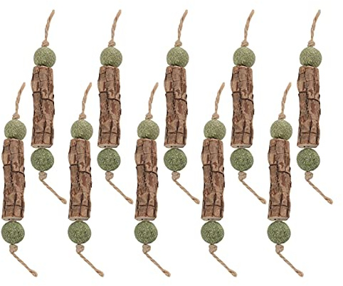 Ipetboom Giochini per Gattini 10 Bastoncini in Silvervine e Palline di Catnip per Pulizia Dentale e Massaggio Gengivale Allevia Stress per Gatti e Gattini