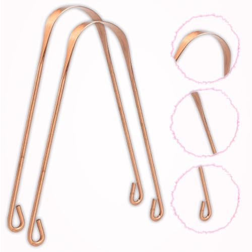 Kajal Zungenreiniger für Erwachsene. Entfernen Sie die Zungenabdeckung dauerhaft. Kinder-Zungenschaber, Kupferbürste für Frauen. (1 Stück).