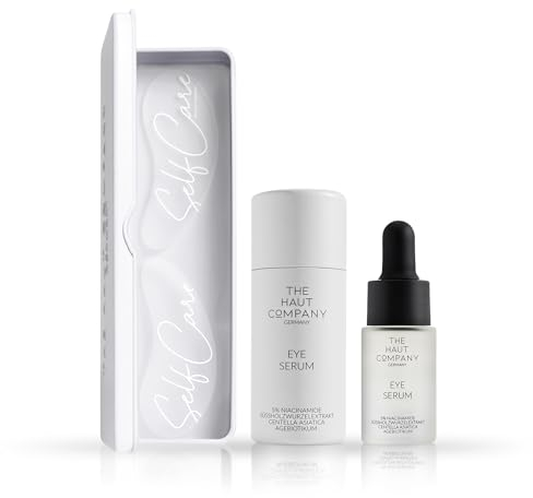 Wiederverwendbare Augenpads + 5ml augen serum – Made In Germany - gegen Anti-Aging, Tränensäcke & Fältchen - Award Winner 2022-100% medizinisches Silikon – The Original Since 2021