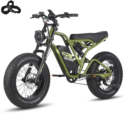 Fafrees Offiziell F20 Ultra E-Bike Herren 20 Zoll mit Akku 48V 25Ah/1200Wh, E Fatbike Ebike 180 KG Belastbar, 79N.m Elektrofahrrad Damen, S Pedelec IPX5, Fat Bike Ebike, E Mountainbike