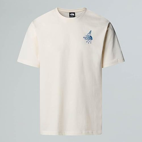 The North Face Powder Days Relaxed Graphic T-Shirt pour Homme White Dune L