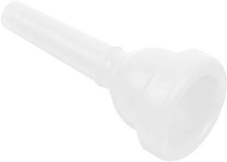 Healifty Boquilla Para Trombón Alto De Repuesto Blanca, Accesorio De Abs Para Trombón Plástico, Herramienta Musical Ligera y Portátil, Compatible Para Principiantes y Profesionales