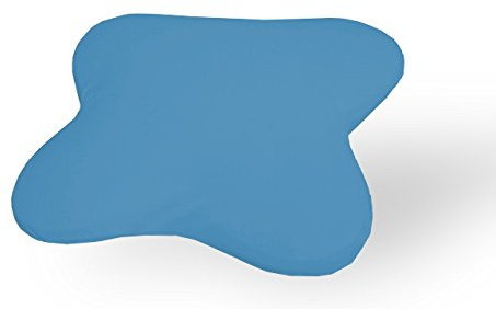 Dukal | Ersatzbezug für Ombracio/All Around Schlafkissen von Tempur | aus hochwertigem DOPPEL-Jersey | 100% Baumwolle | Farbe: Ocean-blau