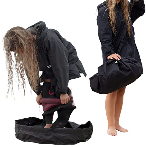 COR Surf Neoprenanzug Wickelauflage, Umziehmatte Strapazierfähiger Schwerlast Wickelauflage Wasserdichter Tauchanzug Packsack Für Surfer Kajakfahrer Und Bootsfahrer