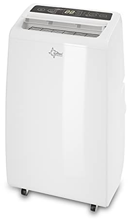 Suntec Climatiseur Mobile Silencieux Advance 12.0-12000 BTU Climatiseur Portable 4 en 1, Déshumidificateur, Ventilateur, Minuterie Programmable, 3,5KW, max~60 M2, Télécommande | Tuyau d'évacuation