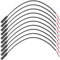 Hemobllo Boombox Speaker 10pcs 3.5mm Audio Cable Open End Female Plug to Bare Wire Jack Connector Audio Cable for Headphone Microphone Speaker Black Stereo Cable