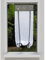 SMITHOOM 1 Stück Raffrollo mit Herzstickerei Weich Transparent Voile Vorhänge für Küche Balkon Wohnzimmer Badezimmer Beige 45x90cm