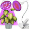 Retoo Lampada per piante a LED lampada per piante 20W 200LED con clip per piante da interno, giardinaggio, bonsai, ortaggi, luce per piante, lampada per coltivazione luce per piante a spettro completo