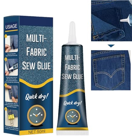 Stoffkleber Textilkleber,Flüssige Nähkleber,Liquid Fabric Klebstoff,Sew Glue Liquid,Textilkleber waschmaschinenfest,Stoffreparatur Kleber,Transparente Nähkleber Flüssigkeit für Stoffe,Leder,Jeans